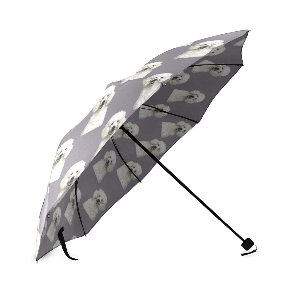 Poodle Umbrella - White Standard