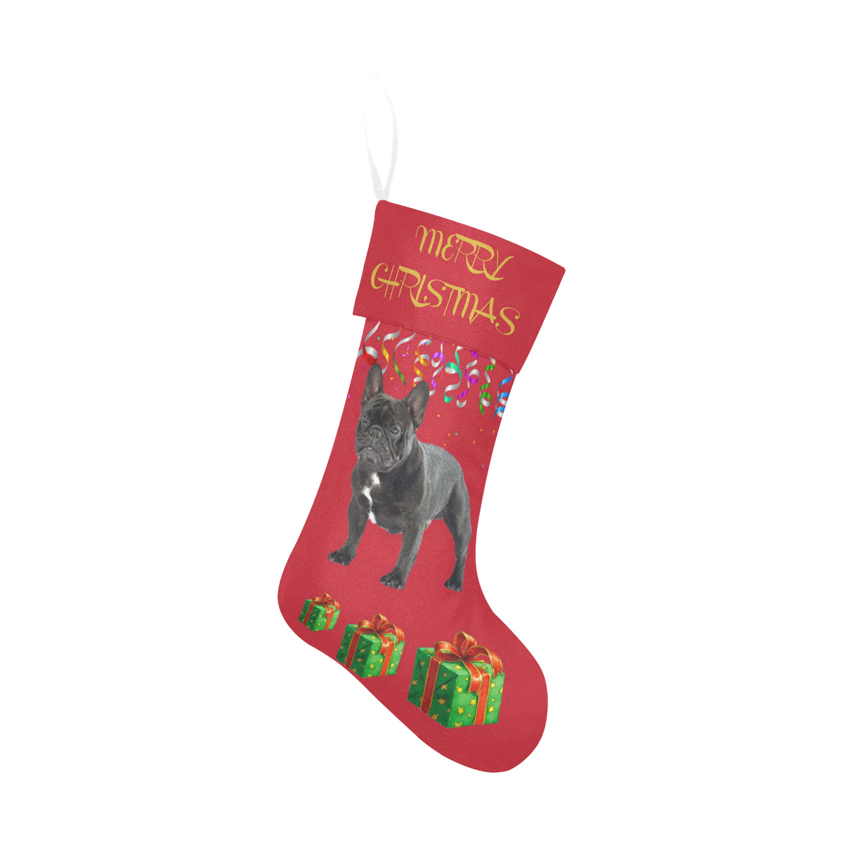 French Bulldog Christmas Stocking