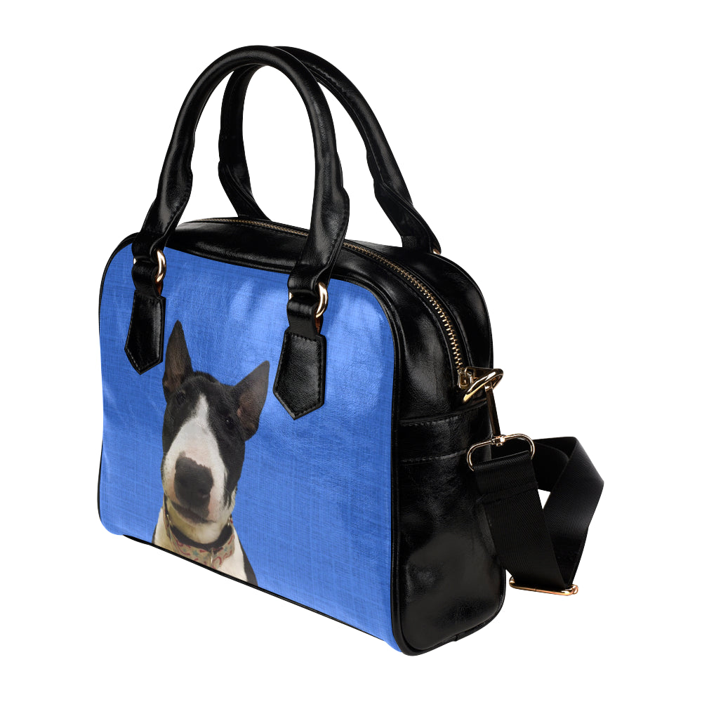 Bull Terrier Shoulder Bag - Blue