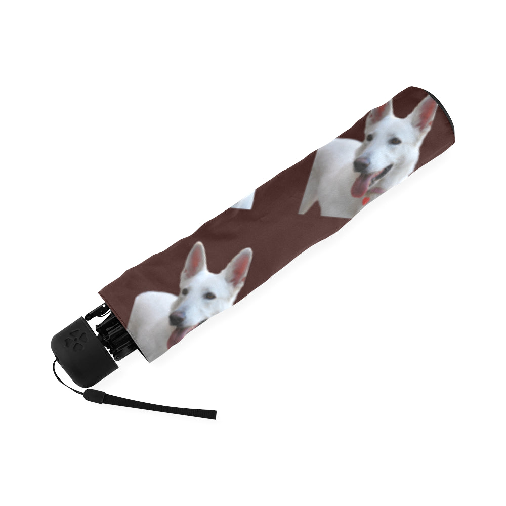 German Shepherd White Umbrella