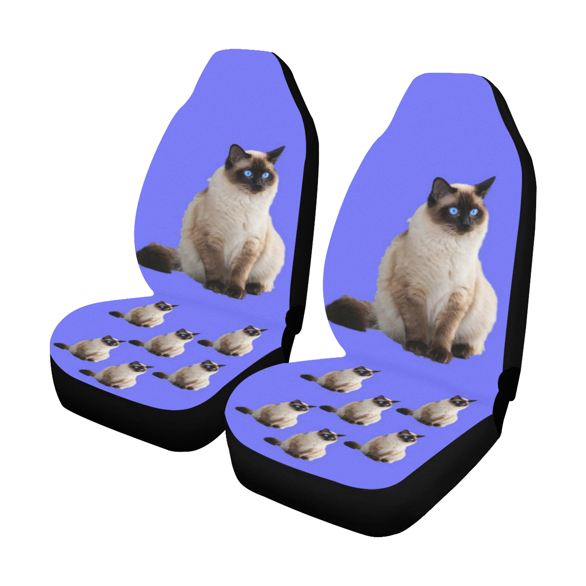 Siamese Cat Car Seat Covers ( Set of 2)