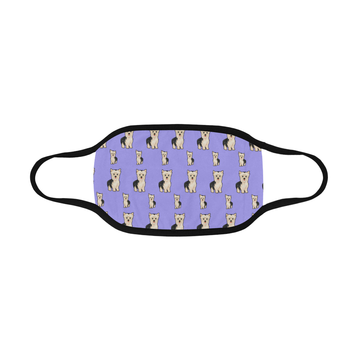 Yorkie Face Cover - Purple