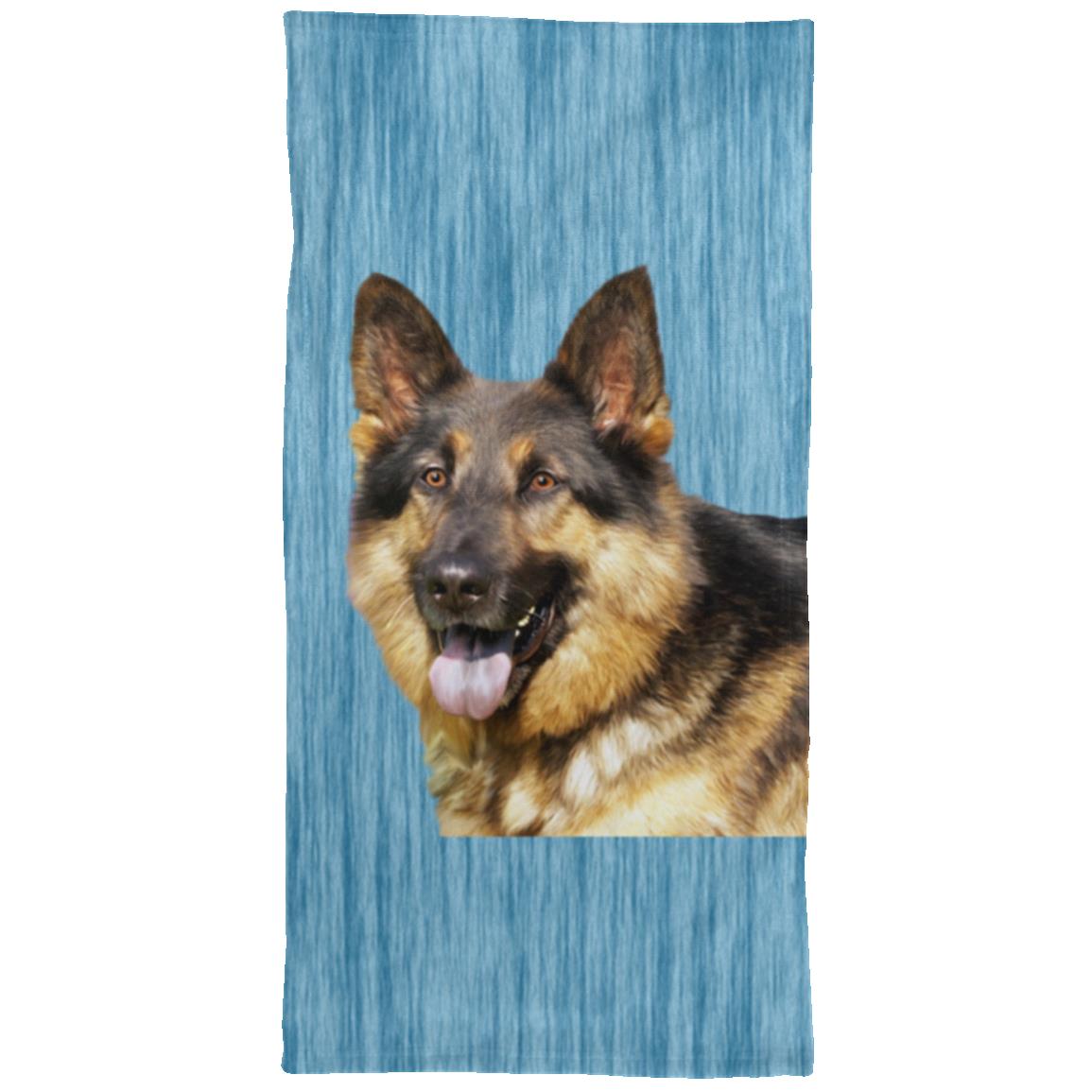 German Shepherd Hand Towel - 15x28