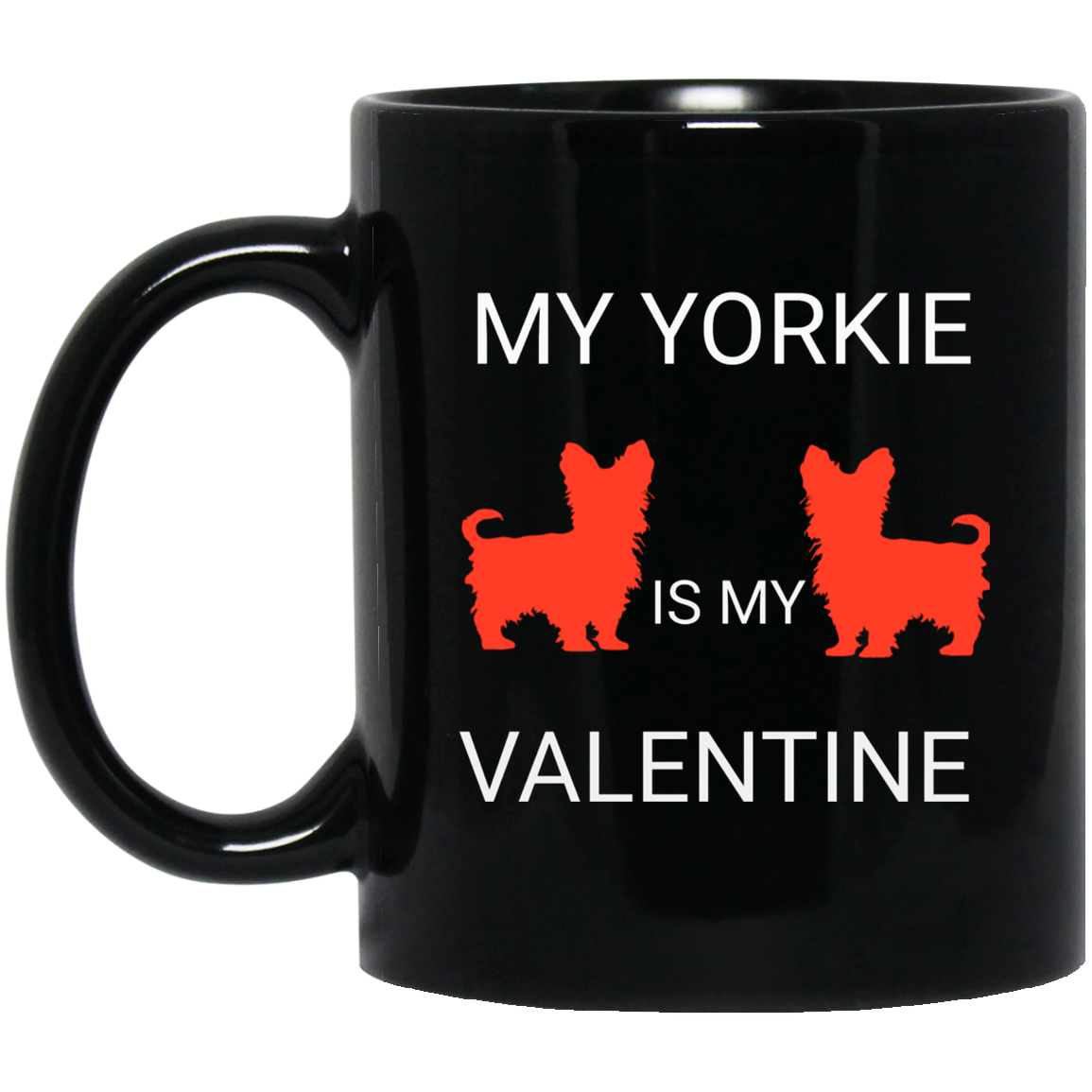 Yorkie Valentine Mug