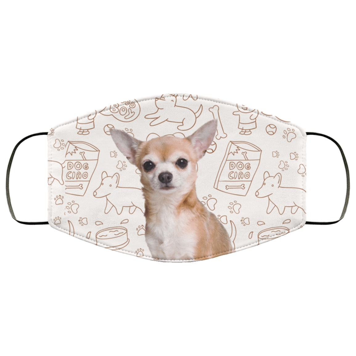 Chihuahua Face Cover CC
