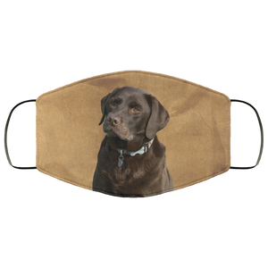 Chocolate Lab Face Cover