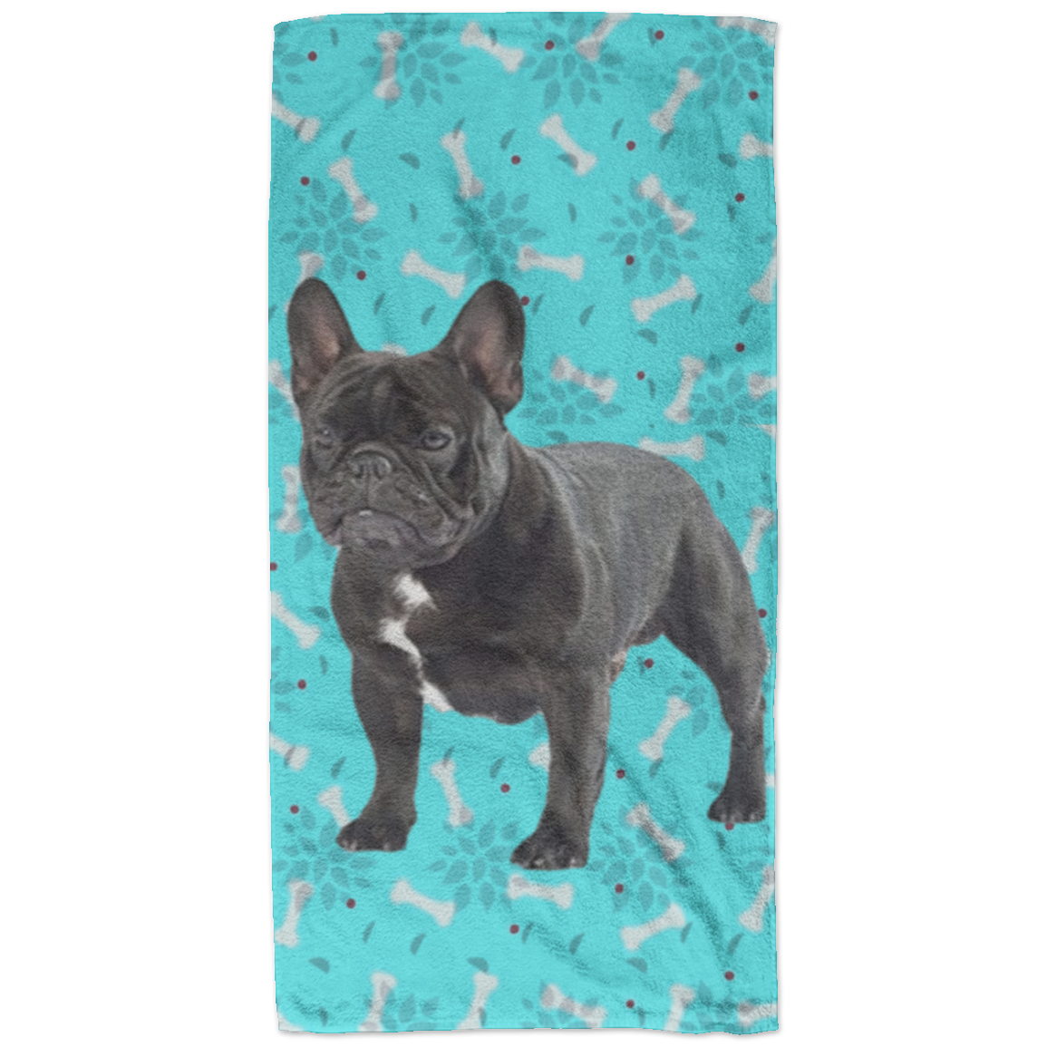 French Bulldog Beach Towel - 32x64