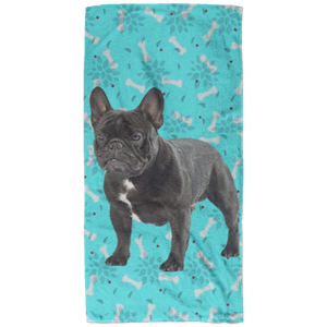 French Bulldog Beach Towel - 32x64