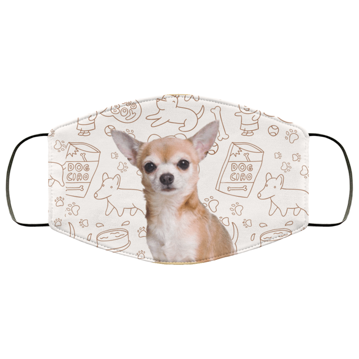 Chihuahua Face Cover CC