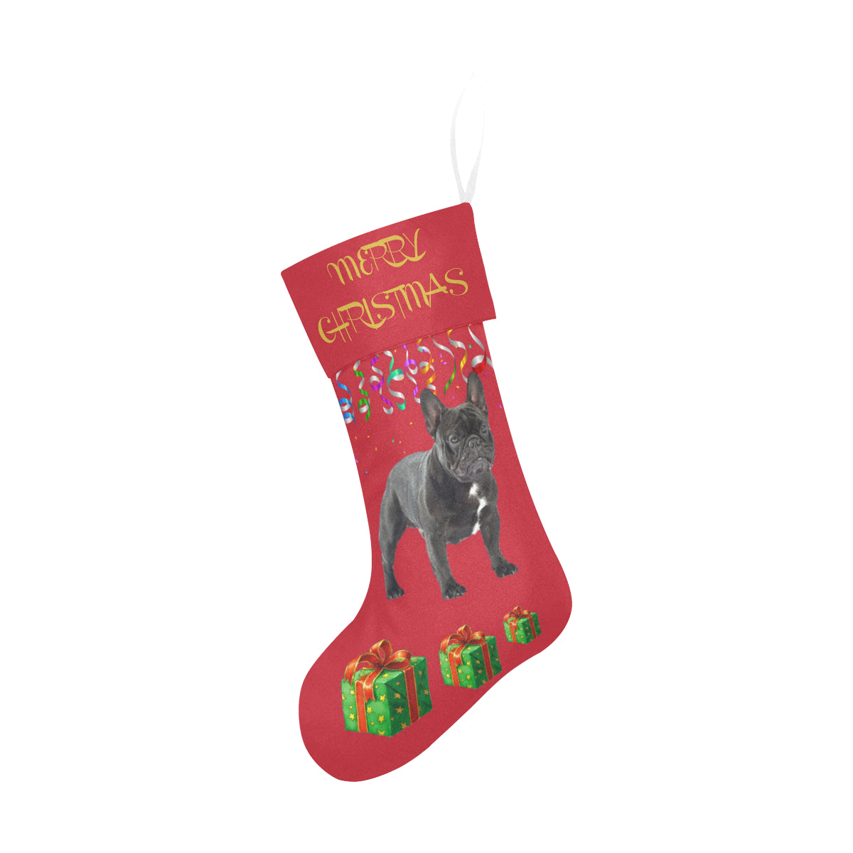 French Bulldog Christmas Stocking