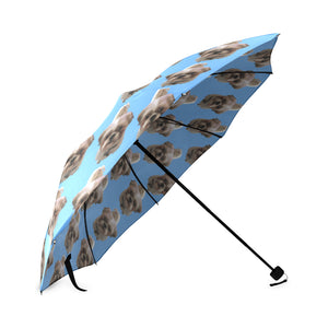 Shih Tzu Umbrella - Blue semi auto