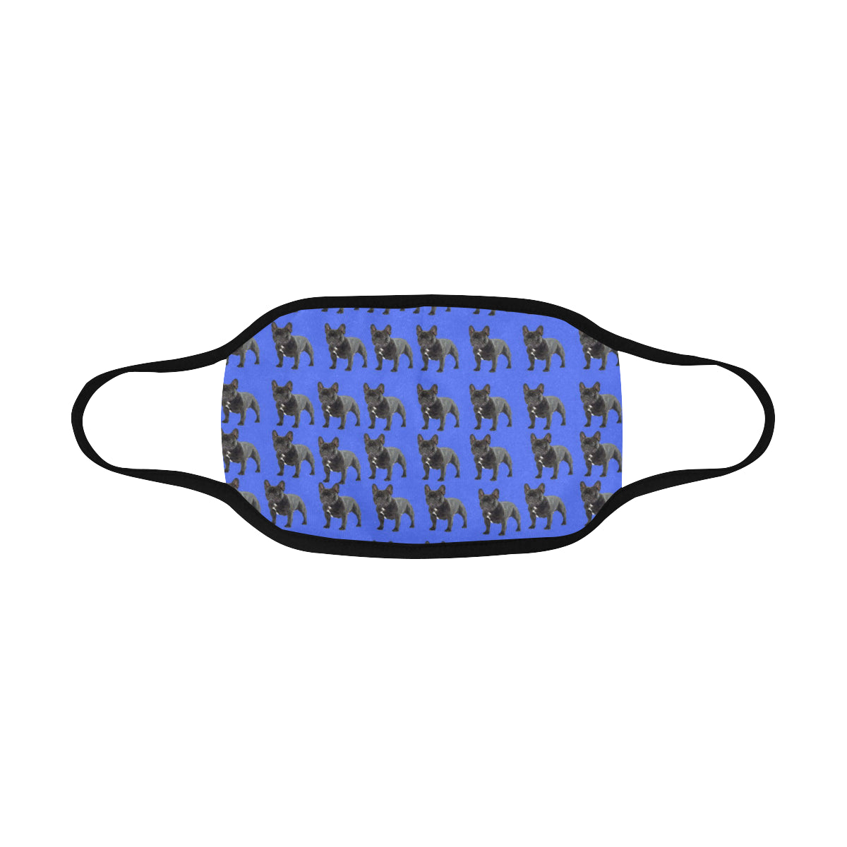 French Bulldog Face Cover - Blue