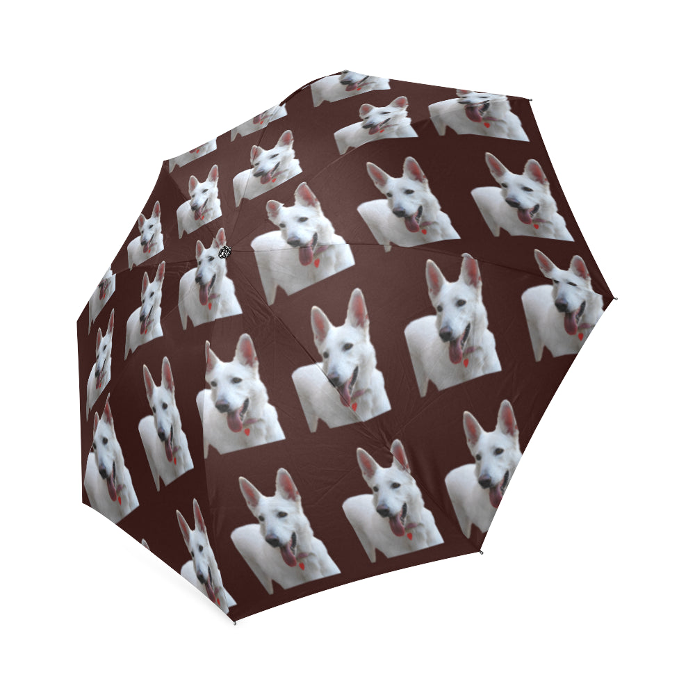 German Shepherd White Umbrella