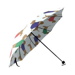 Dachshund Umbrella -multicolor