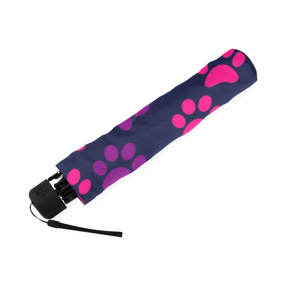 Paw Print Umbrella - Pink/Purple