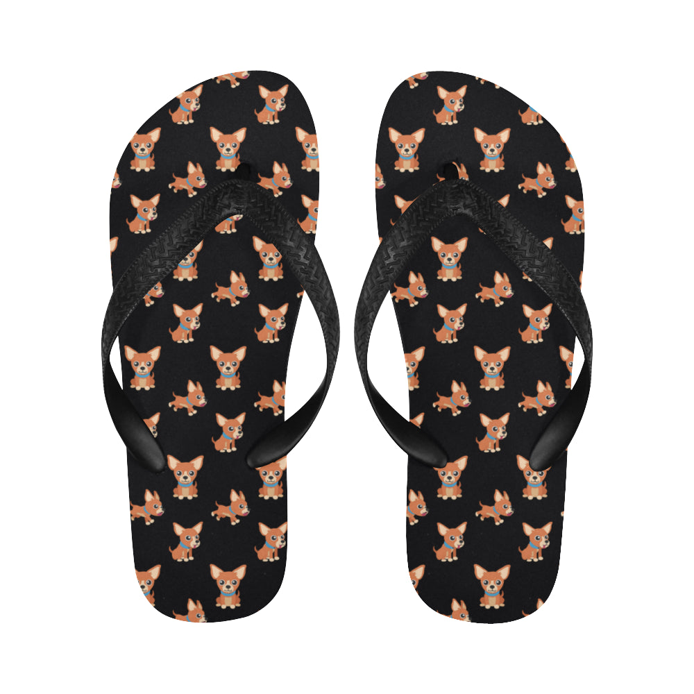 Chihuahua Flip Flops - Cartoon