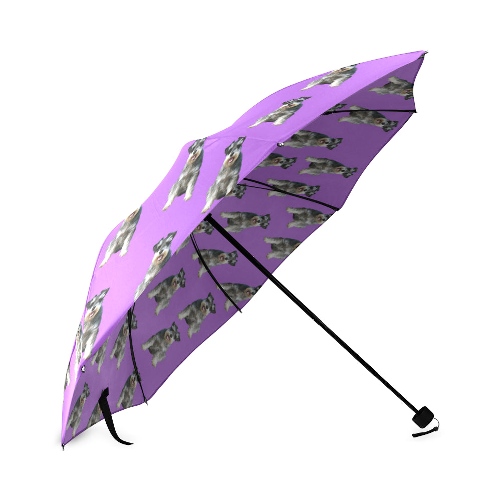 Schnauzer Umbrella - Purple