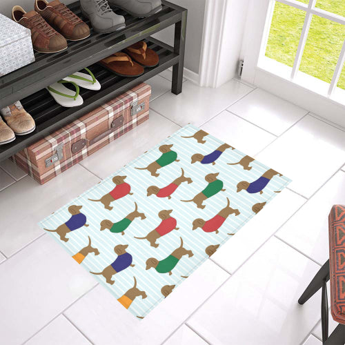 Dachshund Area Rug - Multi