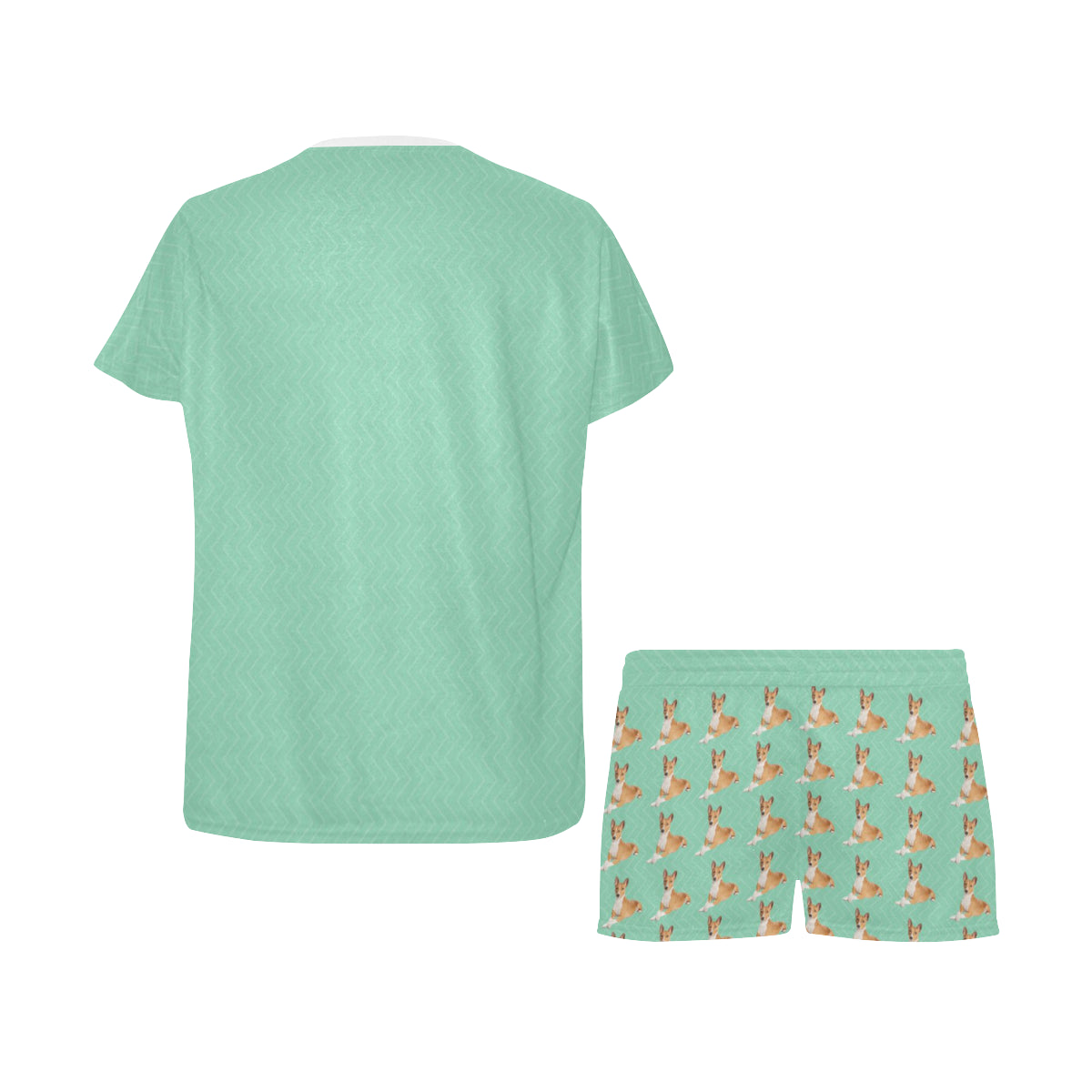 2 Piece Basenji PJ Set