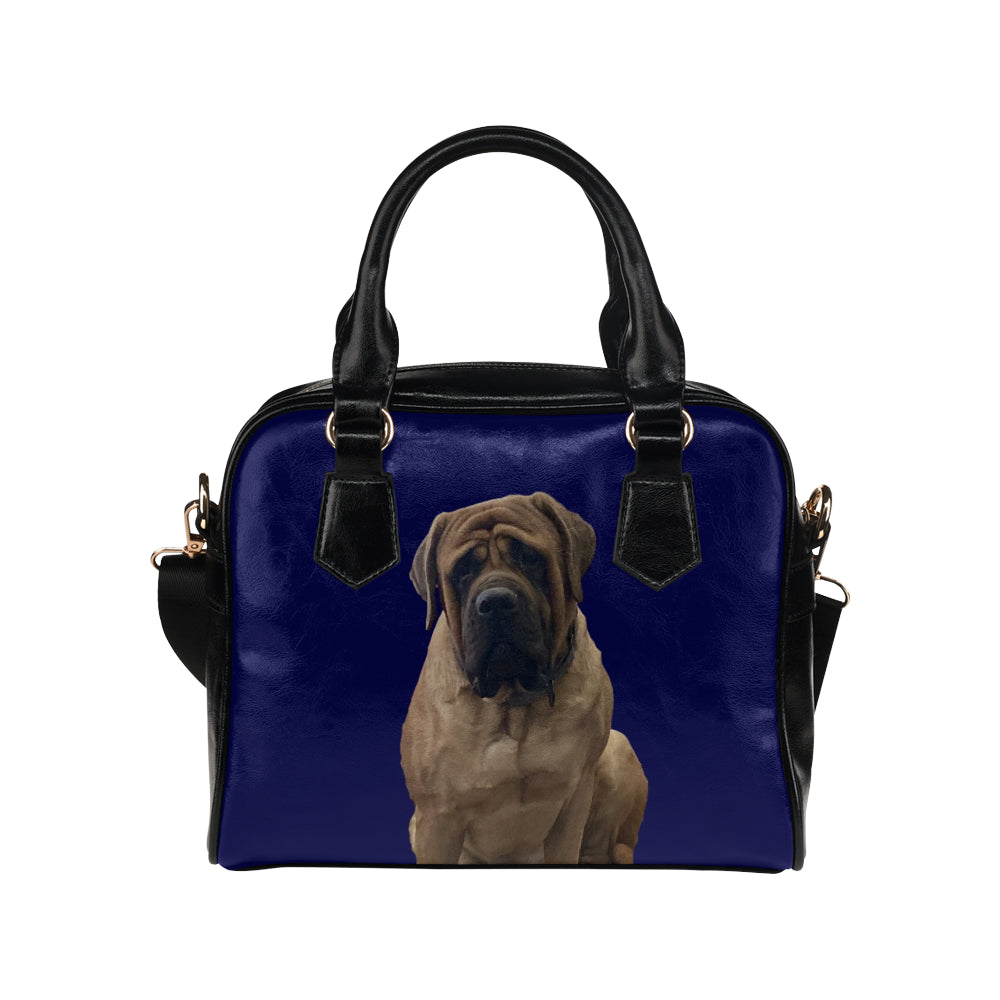 English Mastiff Shoulder Bag - Blue