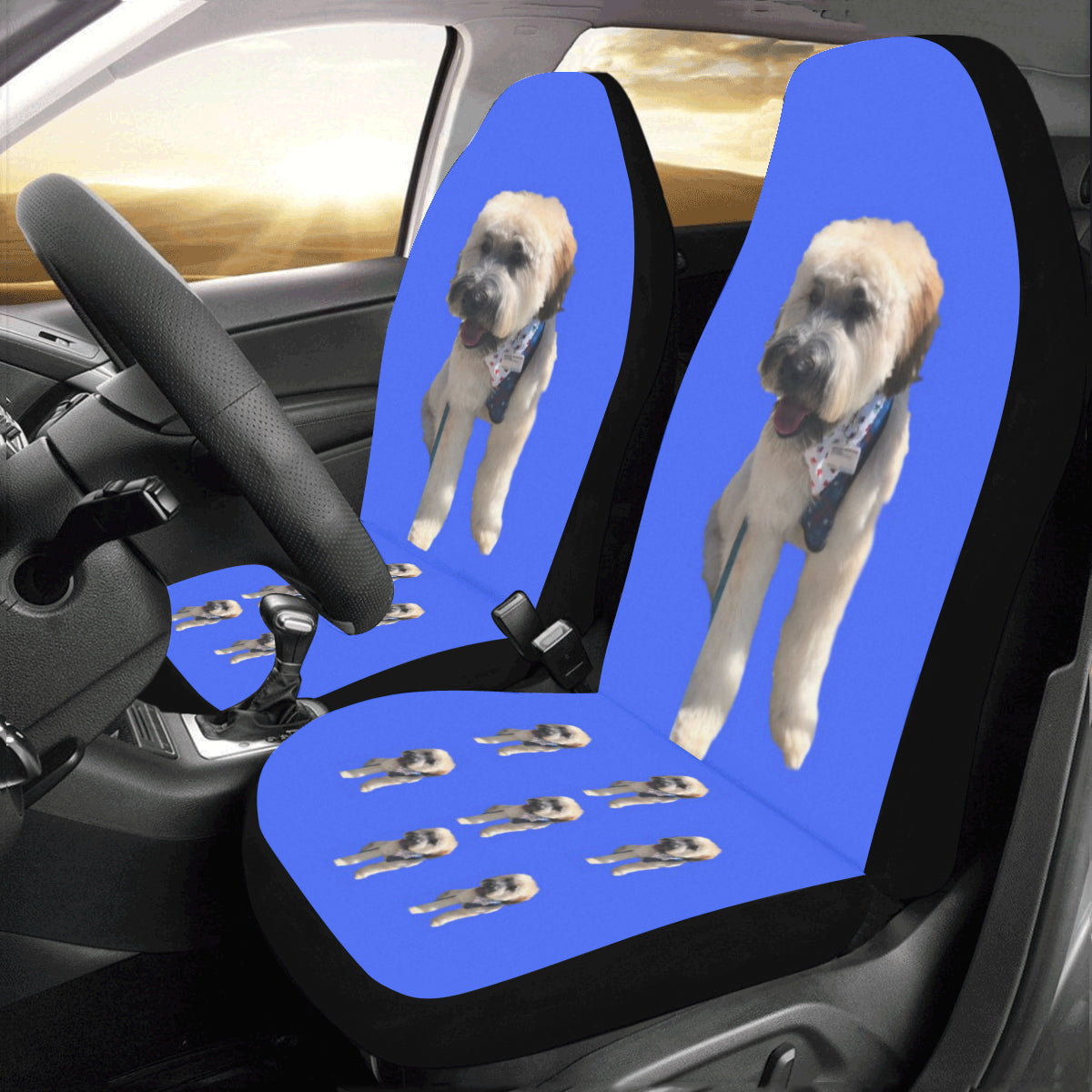 Wheaten Terrier Car Seat Covers (Set of 2)