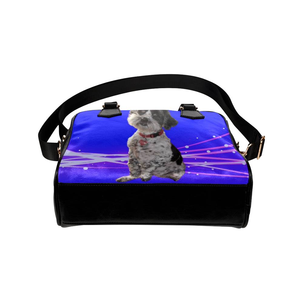 Tibetan Terrier Shoulder Bag - Black & White