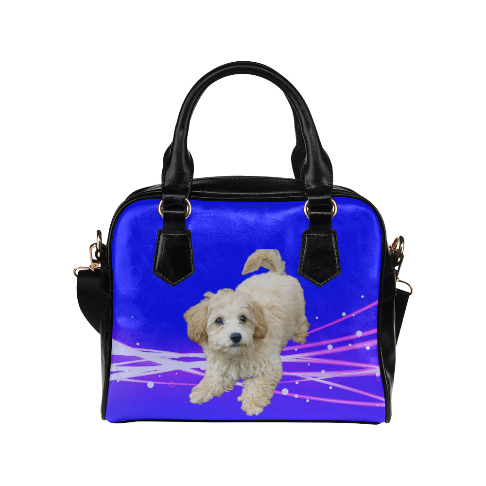 Maltipoo Shoulder Bag - White