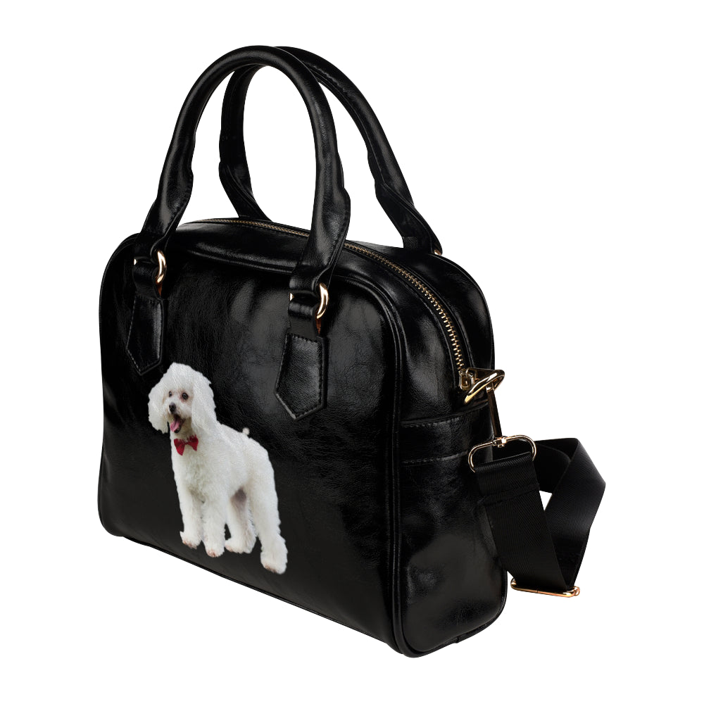 Poodle Shoulder Bag - White