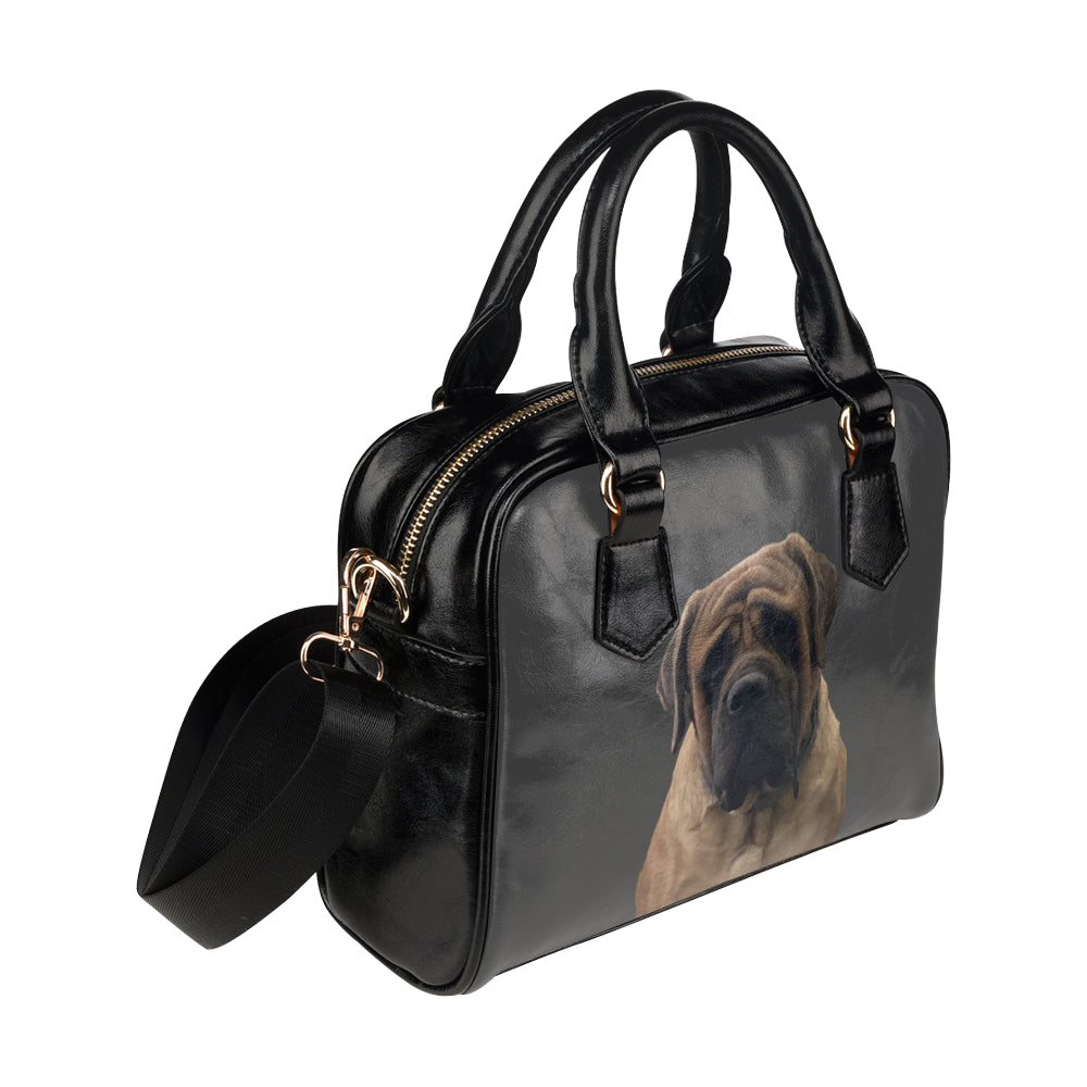 English Mastiff Shoulder Bag - Grey