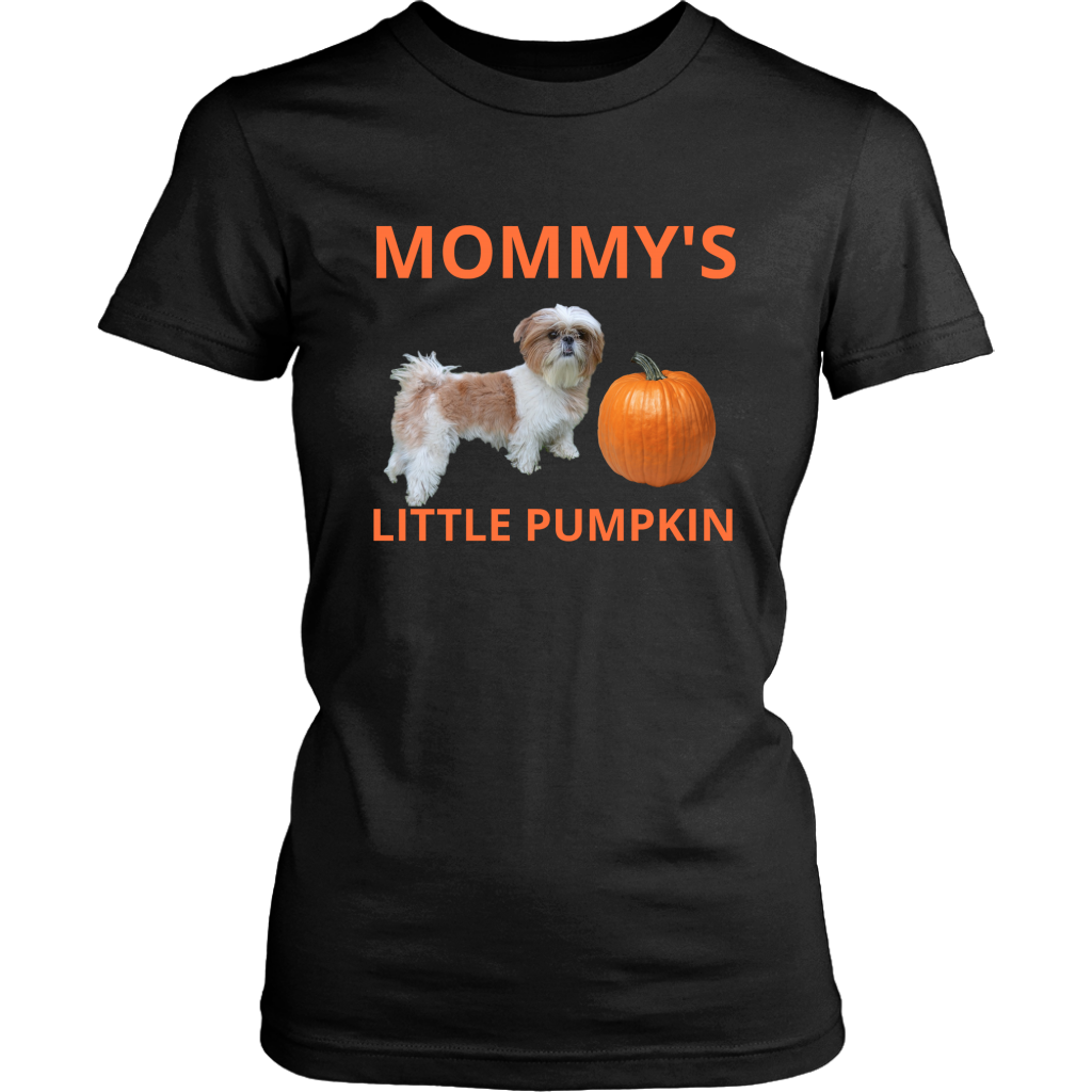 Mommy's Little Pumpkin Shirt - Shih Tzu