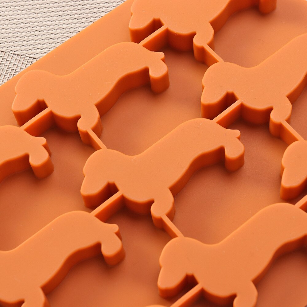 Dachshund Shaped Silicone Ice Cube Tray