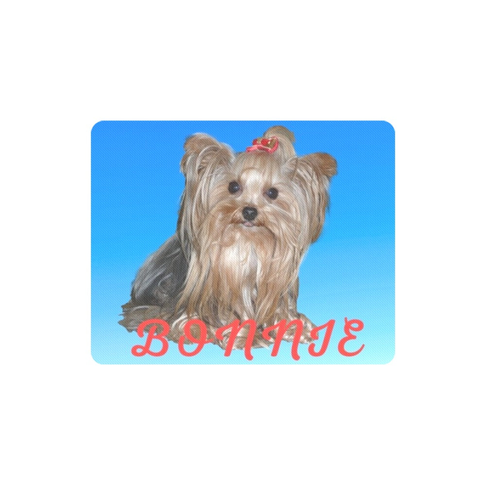 Yorkie Mouse Pad - Bonnie Blue