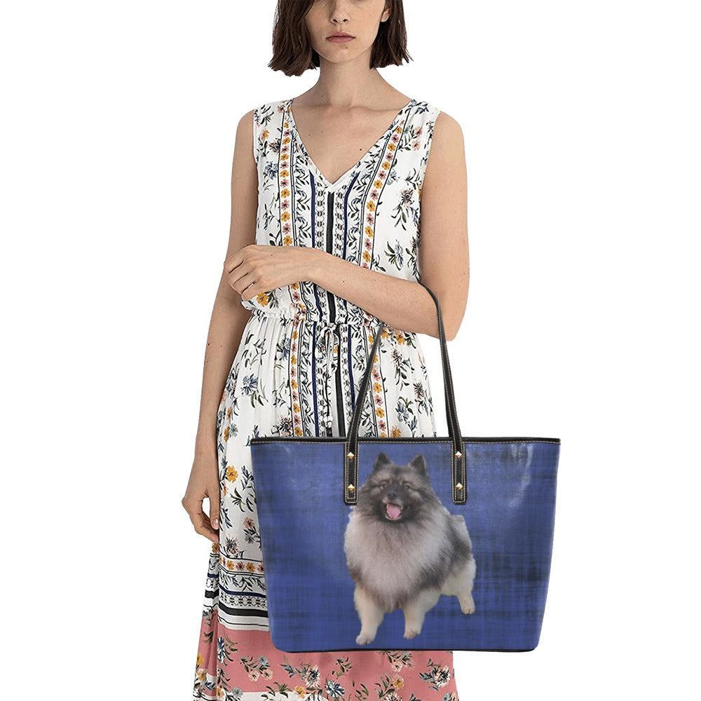 Keeshond Tote Bag