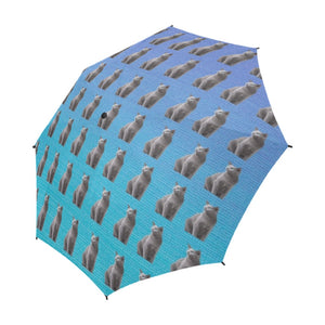 Russian Blue Cat Umbrella