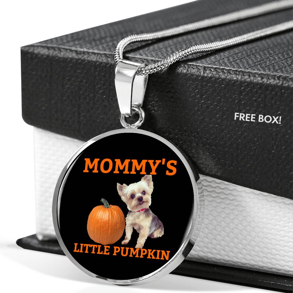 Mommy's Little Pumpkin Necklace - Yorkie