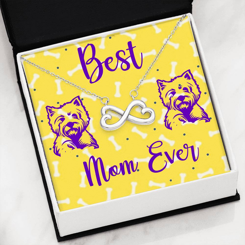 Infinity Necklace - Westie Mom