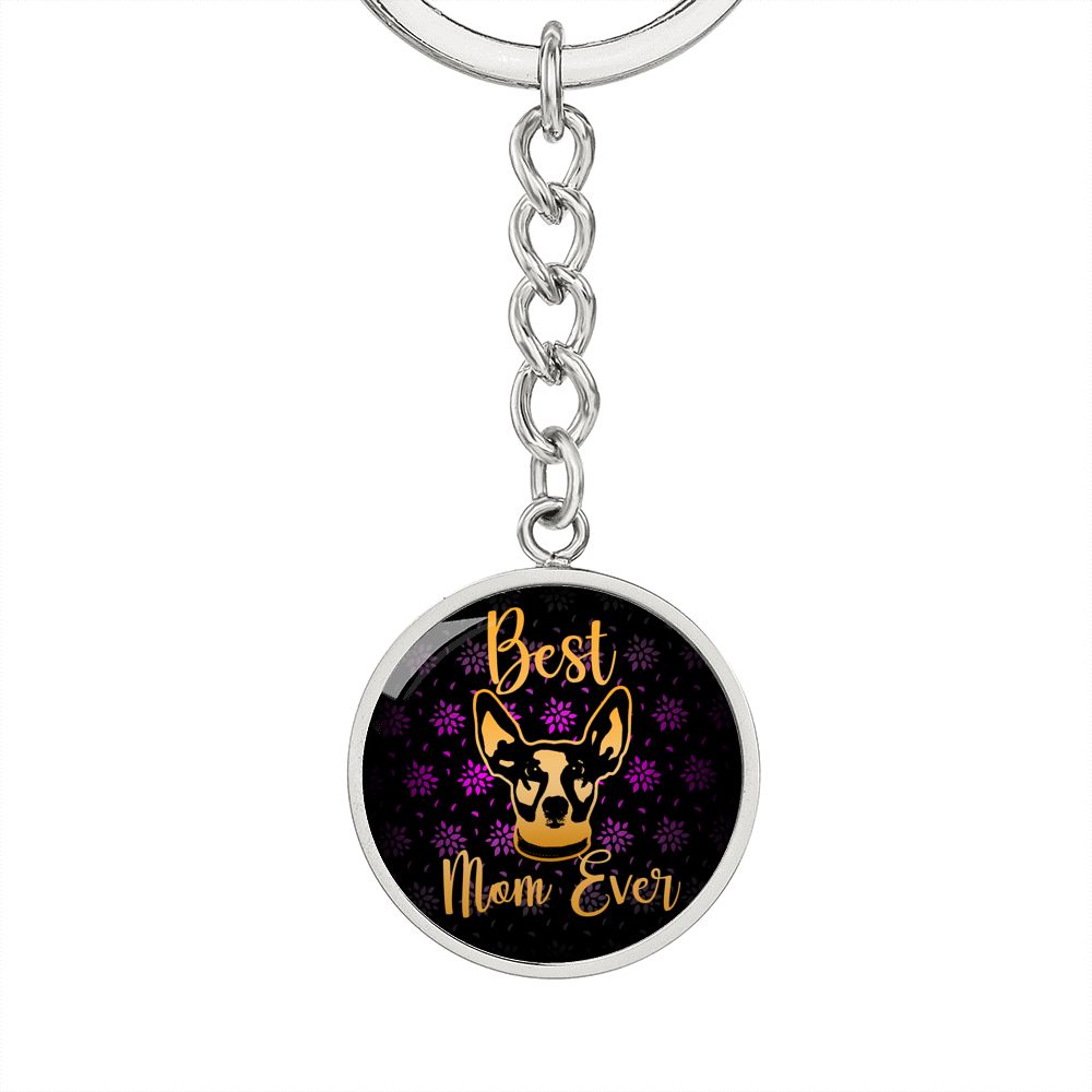 Best Dog Mom Keychain