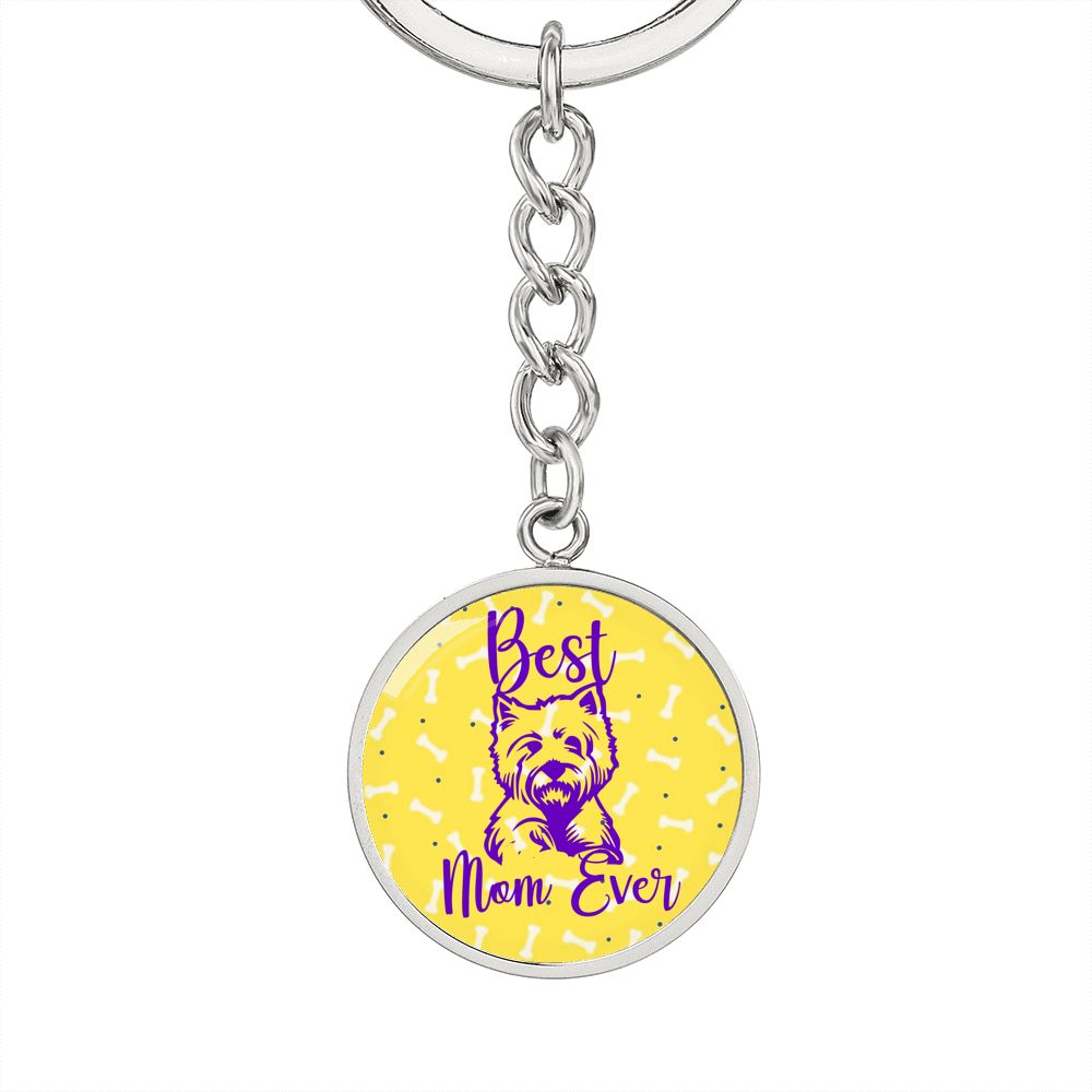 Best Dog Mom Keychain - Yorkie