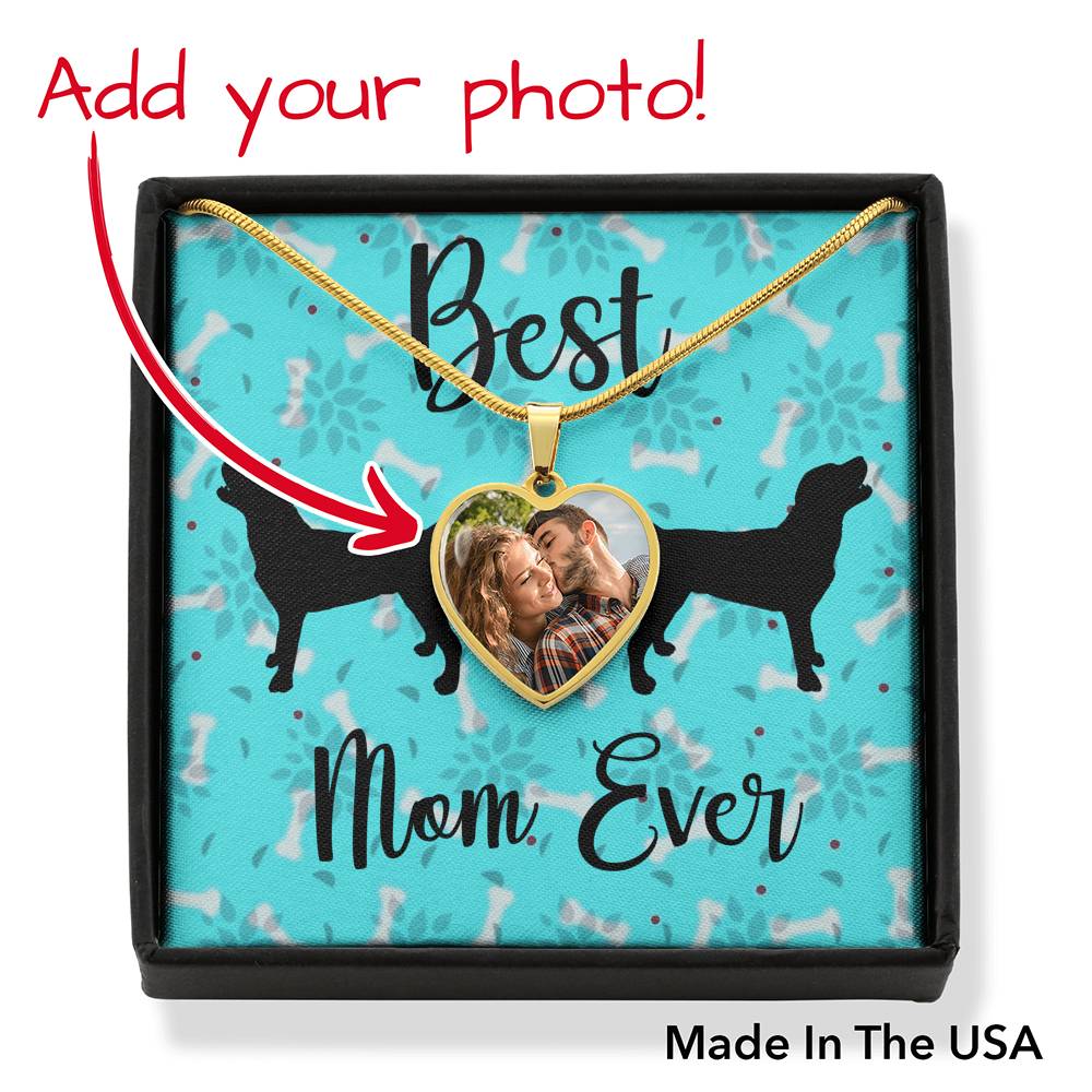 Personalized Best Lab Mom Necklace