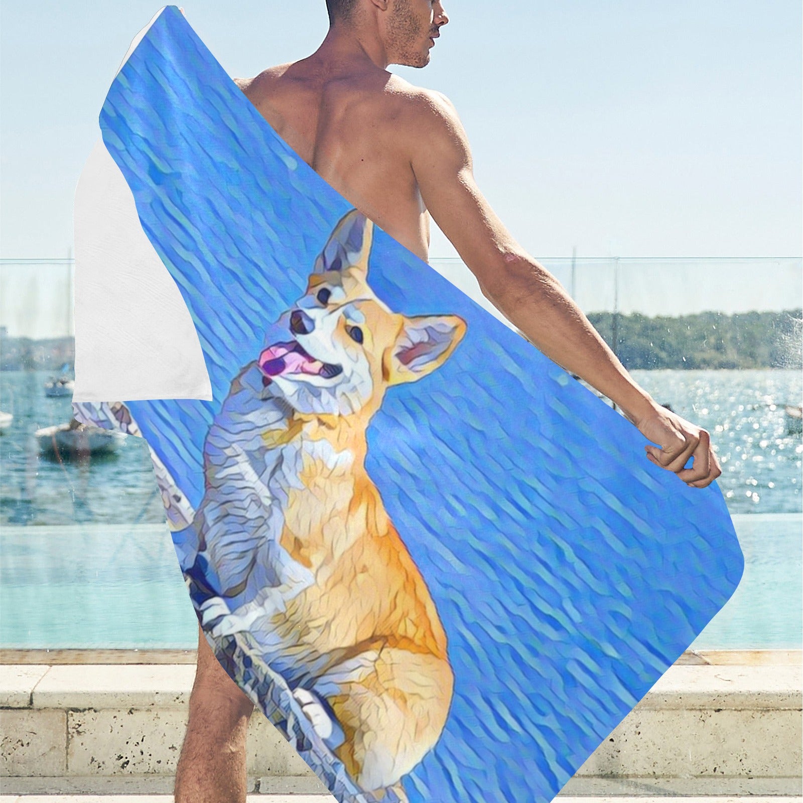 Corgi Beach Towel - Beach