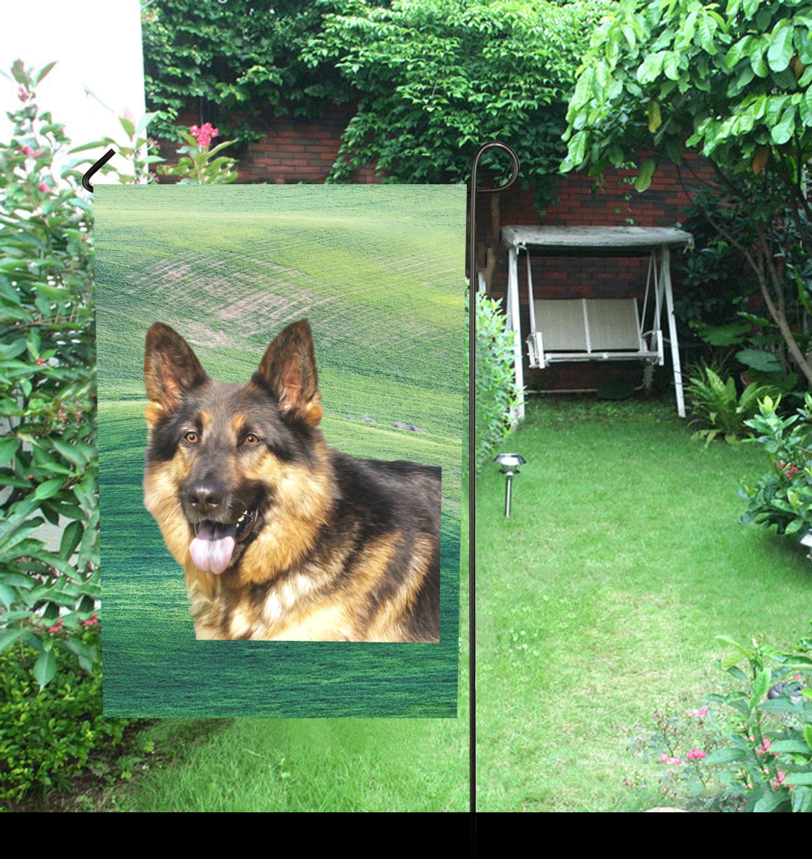 German Shepherd Garden Flag - Medium