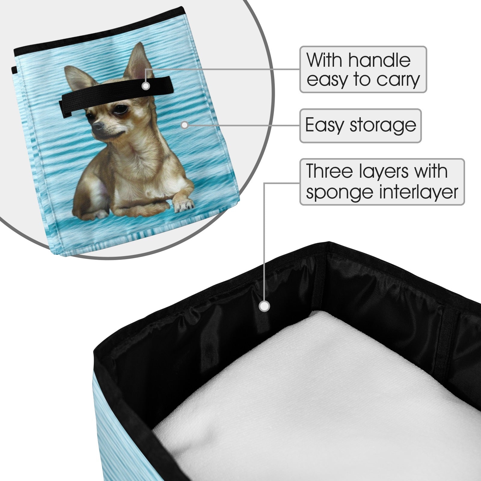 Chihuahua Storage Baskets