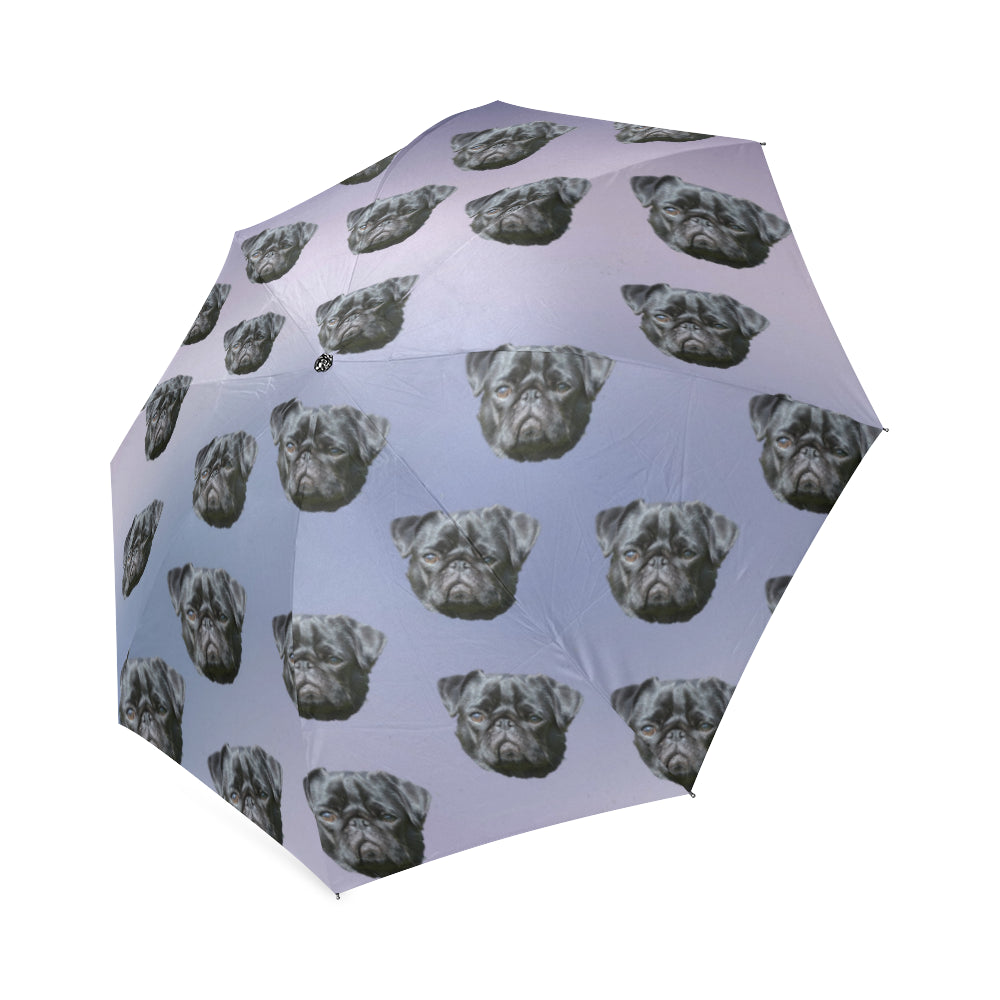 Pug Umbrella - Black