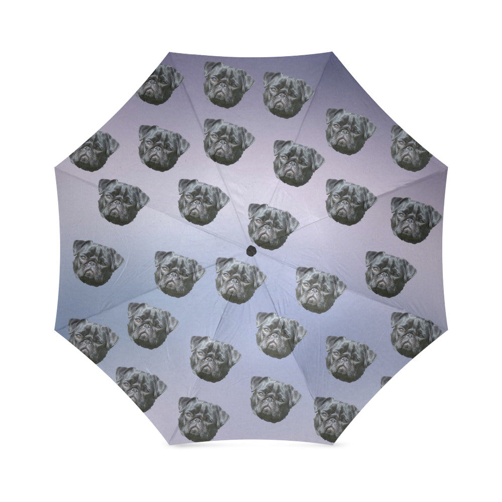 Pug Umbrella - Black