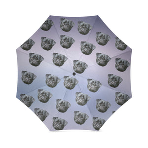 Pug Umbrella - Black