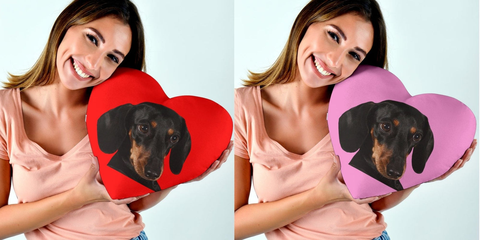 Dachshund Heart Pillow