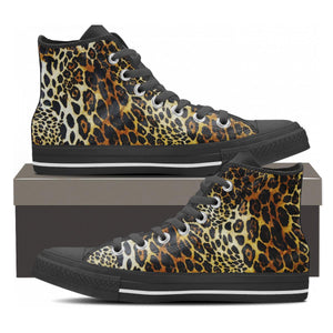 Jaguar Print High Top Shoes