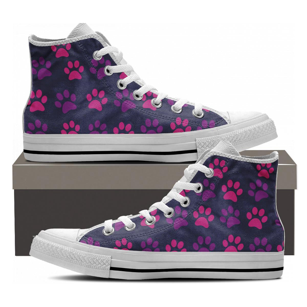 Dog Paw Shoes (Pink/Purple)