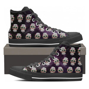 SKULL CANVAS SHOES