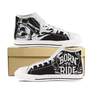 Born To Ride Canvas Shoes